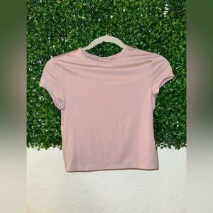 H&M Soft Pink Short Sleeve Tee